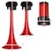 Spec-D Tuning Air Horn Red 164/216Mm 2 Pipes AH-602 - alternate 2